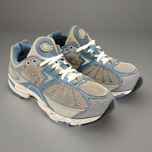 New Balance 765 W765WB Women's Running Shoes Size 5 D Wide Blue Silver Gray Mesh